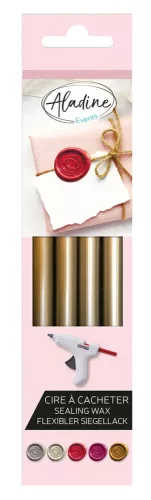 Antik arany színű pecsétviasz rúd - Aladine Wax Stick (4 db)