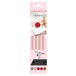 Rózsaszín pecsétviasz rúd - Aladine Wax Stick (4 db)