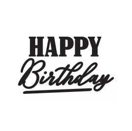 Aladine Viaszpecsét fej 20 mm - Boldog születésnapot - Happy Birthday (English) - Wax Seal (1 db)