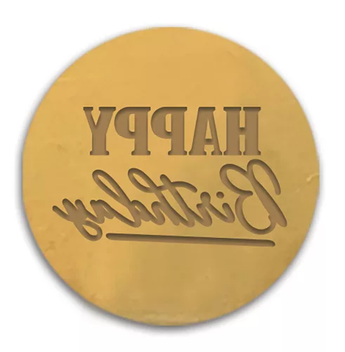 Aladine Viaszpecsét fej 20 mm - Boldog születésnapot - Happy Birthday (English) - Wax Seal (1 db)