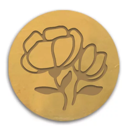 Aladine Viaszpecsét fej 20 mm - Virág - Flower - Wax Seal (1 db)