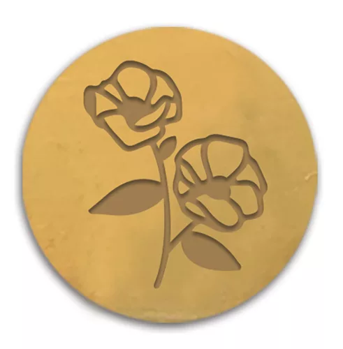 Aladine Viaszpecsét fej 20 mm - Pipacsok - Poppies - Wax Seal (1 db)