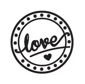 Aladine Viaszpecsét fej 20 mm - Szerelem - Love (English) - Wax Seal (1 db)