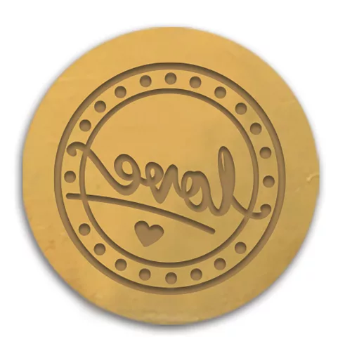 Aladine Viaszpecsét fej 20 mm - Szerelem - Love (English) - Wax Seal (1 db)