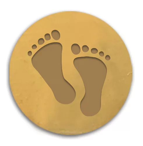 Viaszpecsét fej - Baba talp lenyomattal - Aladine Wax Seal (1 db)