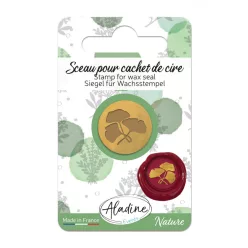   Aladine Viaszpecsét fej 20 mm - Ginko - Ginko - Wax Seal (1 db)