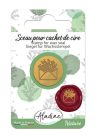 Aladine Viaszpecsét fej 20 mm - Boríték virágokkal - Envelope With Flowers - Wax Seal (1 db)
