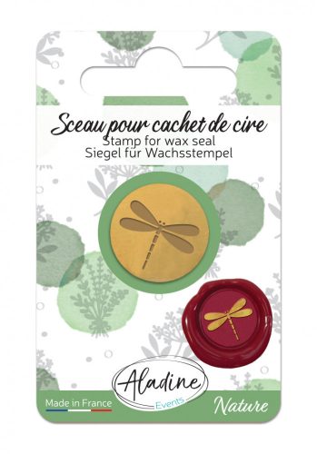Aladine Viaszpecsét fej 20 mm - Szitakötő - Dragonfly - Wax Seal (1 db)