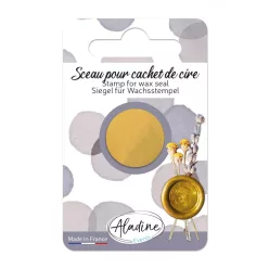   Aladine Viaszpecsét fej 20 mm - Sima kör - Plain - Wax Seal (1 db)