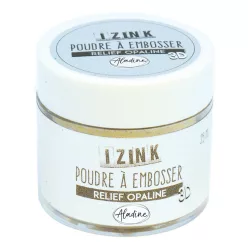   Aladine Domborítópor 25 ml - Pearly Opaline - Izink Embossing Powder (1 db)