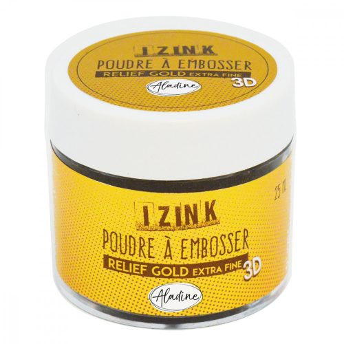 Aladine Domborítópor 25 ml - Gold Extra Fine - Izink Embossing Powder (1 db)