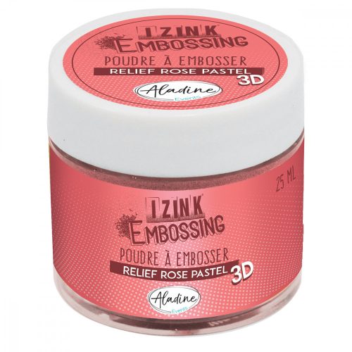 Aladine Domborítópor 25 ml - Pastel Pink - Izink Embossing Powder (1 db)