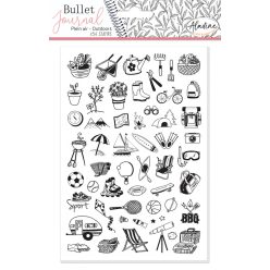   Aladine Gumibélyegző - Outdoor Activities - Bullet Journal Foam Stamps (1 csomag)