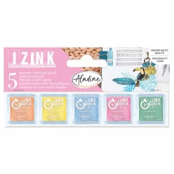   Aladine Tintapárna készlet S - 5 szín - Holidays - Izink Quick Dry (1 csomag)