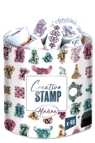 Aladine Dekor gumibélyegző - Arabesque Alphabet - Creative Foam Stamps (1 csomag)