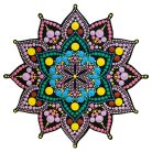 AladinE Mandala pontozó készlet 30 cm - 2 - Dot painting (1 db)