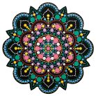 AladinE Mandala pontozó készlet 30 cm - 1 - Dot painting (1 db)