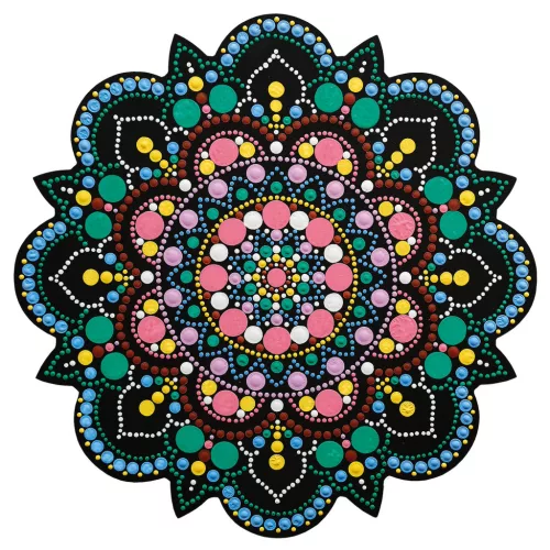 AladinE Mandala pontozó készlet 30 cm - 1 - Dot painting (1 db)