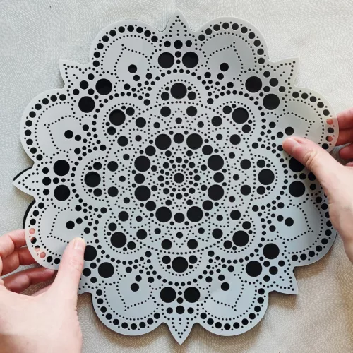 AladinE Mandala pontozó készlet 30 cm - 1 - Dot painting (1 db)