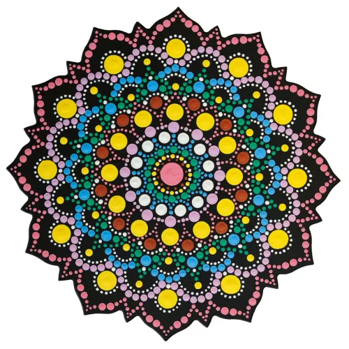 AladinE Mandala pontozó készlet 20 cm - 3 - Dot painting (1 db)