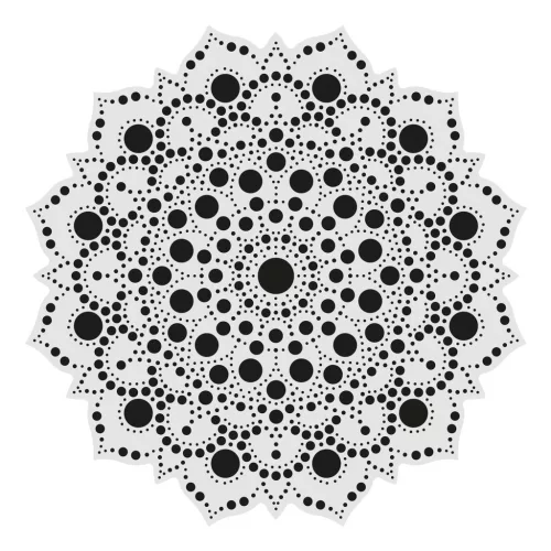 AladinE Mandala pontozó készlet 20 cm - 3 - Dot painting (1 db)