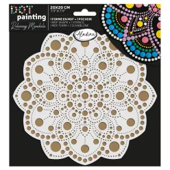   AladinE Mandala pontozó készlet 20 cm - 2 - Dot painting (1 db)
