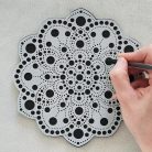 AladinE Mandala pontozó készlet 20 cm - 2 - Dot painting (1 db)