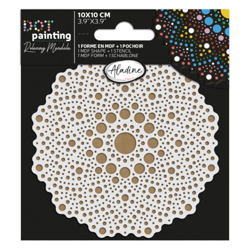 AladinE Mandala pontozó készlet 10 cm - 2 - Dot painting (1 db)