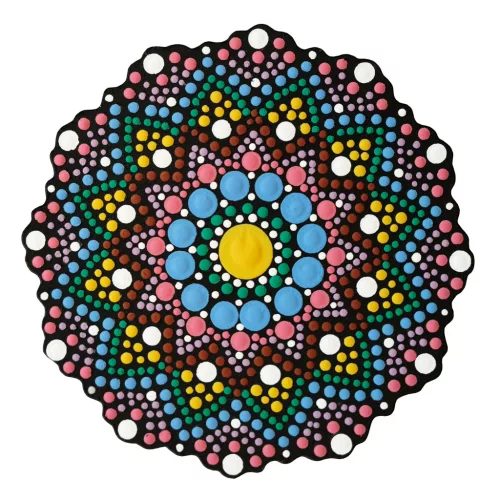 AladinE Mandala pontozó készlet 10 cm - 2 - Dot painting (1 db)