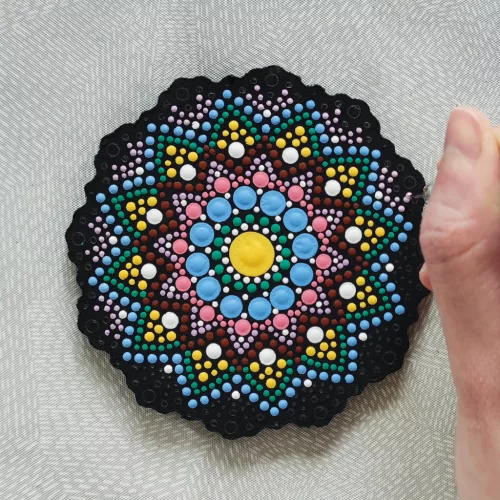 AladinE Mandala pontozó készlet 10 cm - 2 - Dot painting (1 db)