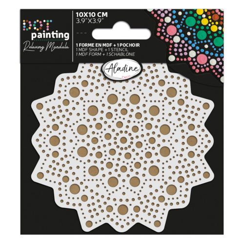 AladinE Mandala pontozó készlet 10 cm - 1 - Dot painting (1 db)