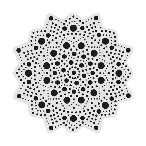 AladinE Mandala pontozó készlet 10 cm - 1 - Dot painting (1 db)