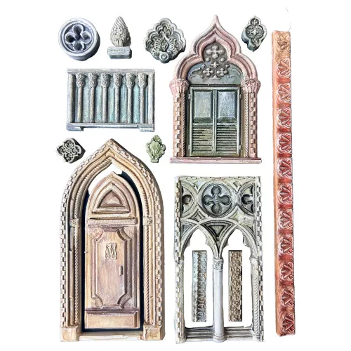 Szilikon öntőforma A5 – Velence, a művészetek városa: Építészeti elemek (1 db)