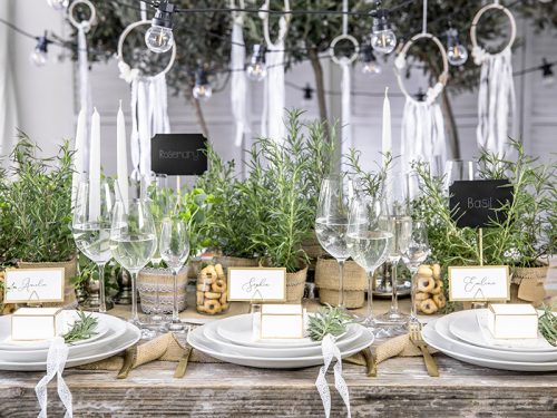 Ültetőkártyák - Arany keretes (10 db)