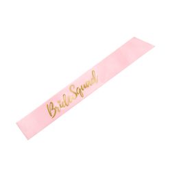   Szalag lánybúcsúra "Sash Bride" rózsaszín 75cm