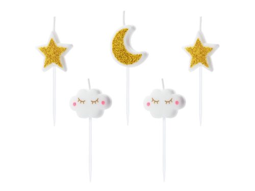 Születésnapi gyertya Kiscsillag - Little Star (5 db)