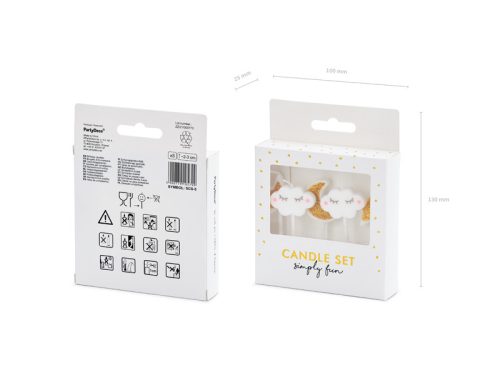 Születésnapi gyertya Kiscsillag - Little Star (5 db)