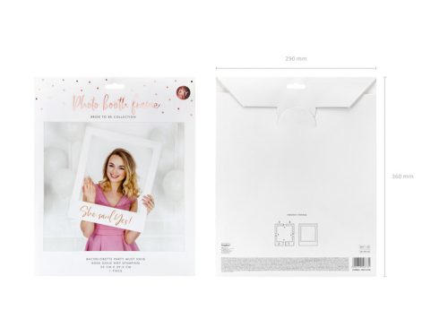 Slefie képkeret – She Said Yes, rózsaarany