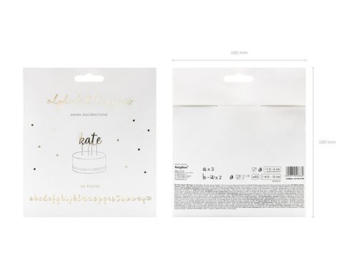 ABC tortatíszek (53 db)