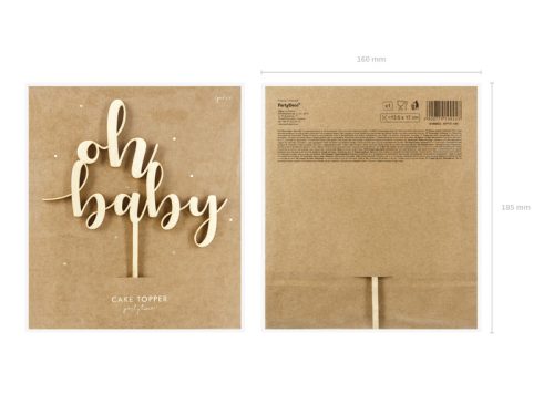 Fa tortadísz "Oh baby"