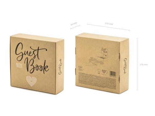 Vendégkönyv Puzzle – Szív alakú
