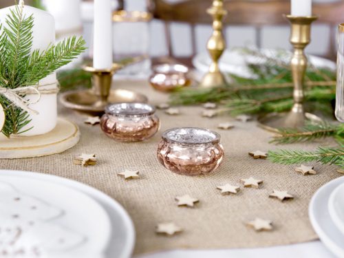 Gyertyatartó 3cm rózsaarany