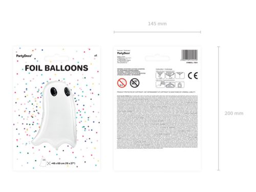 Fólia lufi Szellem 48x68cm (1 db)