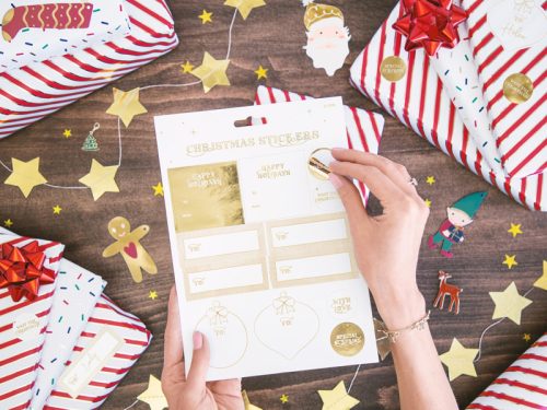 Arany csillagos füzér 3.6m (1 db)