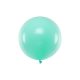 Óriás kerek léggömb 60cm Pasztell világos menta