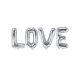 Fólia lufi Love 140x35cm ezüst