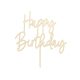 Fa tortadísz "Happy Birthday"