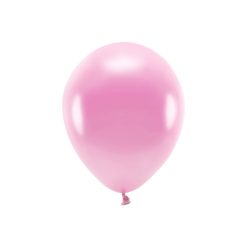 Eco Lufi 30cm Metál rózsaszín (100 db)