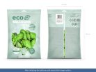Eco Lufi 30cm Metál almazöld (100 db)