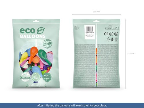 Eco Lufi 26cm Pasztell mix (100 db)